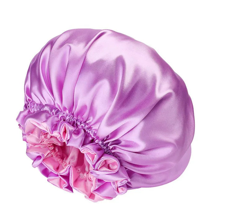 Bonnet de nuit satin femme – Protection anti-frisottis et confort