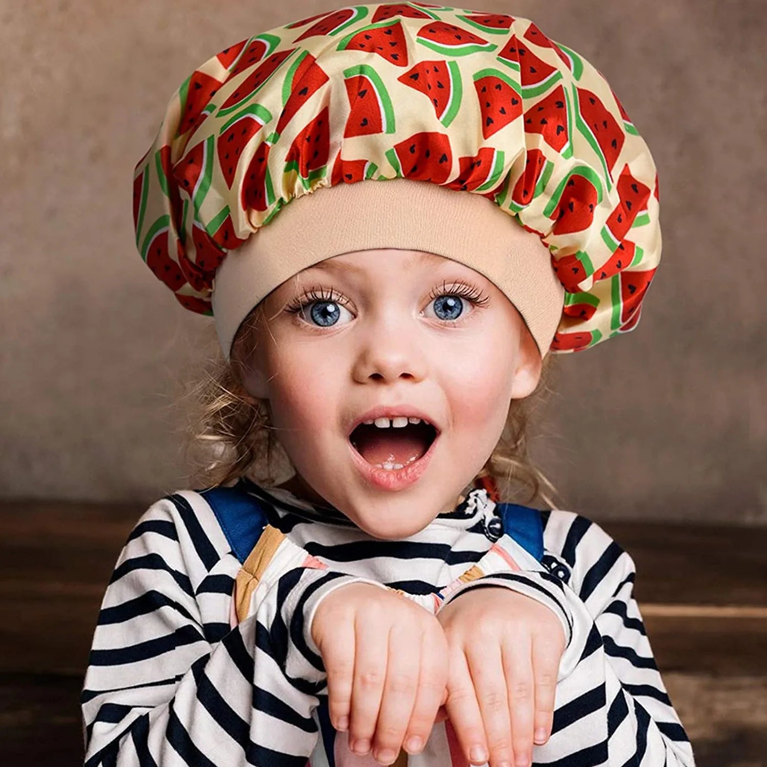 Bonnet satin bébé anti-frisottis – Soin capillaire dès le plus jeune âge