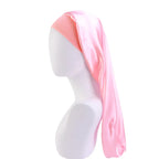 Bonnet satin cheveux longs multicolore – Féminité et brillance préservée