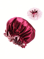 Bonnet de nuit satin réversible femme – Beauté et soin de nuit