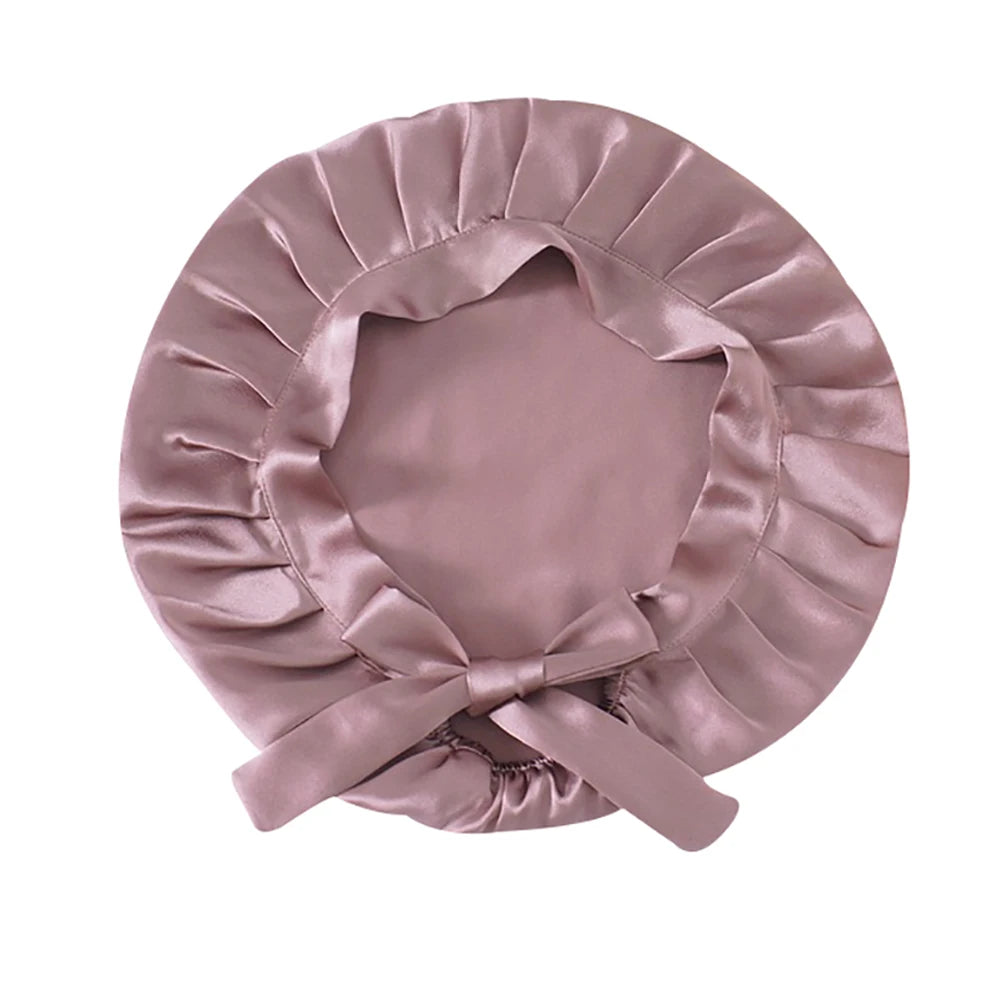 Bonnet de nuit satin réglable femme – Maintien et élégance de nuit