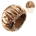 Bonnet intérieur satin réversible – Style et soin en toute saison