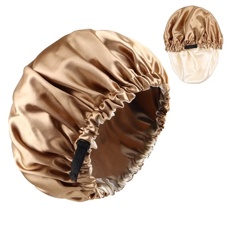 Bonnet intérieur satin réversible – Style et soin en toute saison