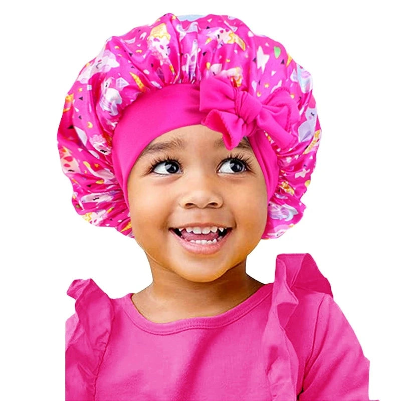 Bonnet en satin enfant anti-casse – Préserve la brillance et la souplesse