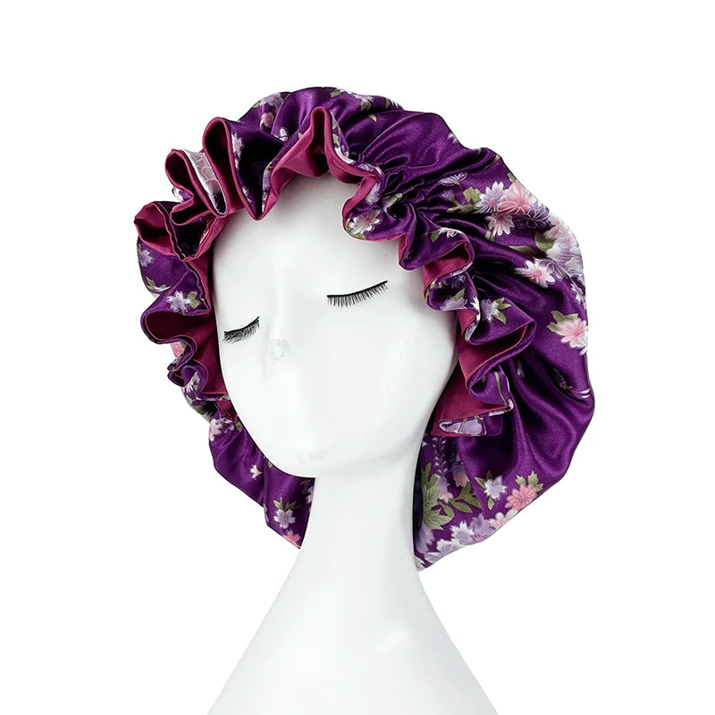 Bonnet satin femme doublé – Élégance intemporelle et protection