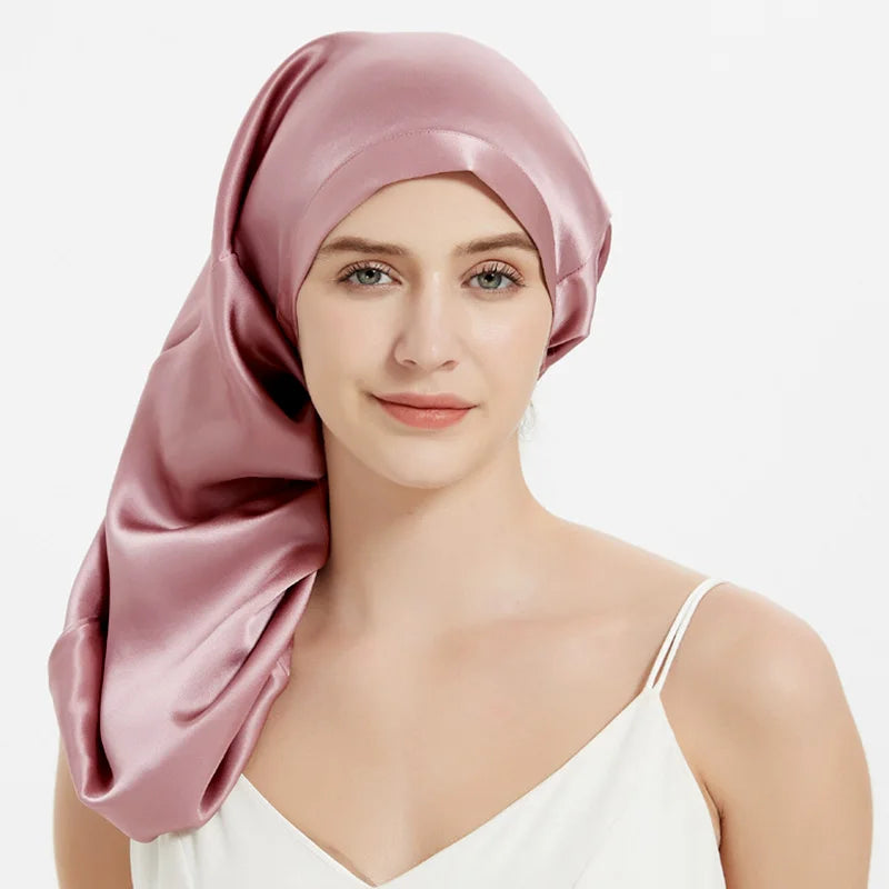 Bonnet satin cheveux lisses et brillants – Soin capillaire sans frisottis