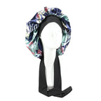 Bonnet de nuit en satin avec attaches – Maintien parfait toute la nuit