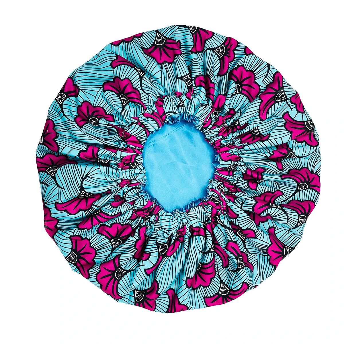 Bonnet de nuit en satin wax – Élégance africaine et confort nocturne