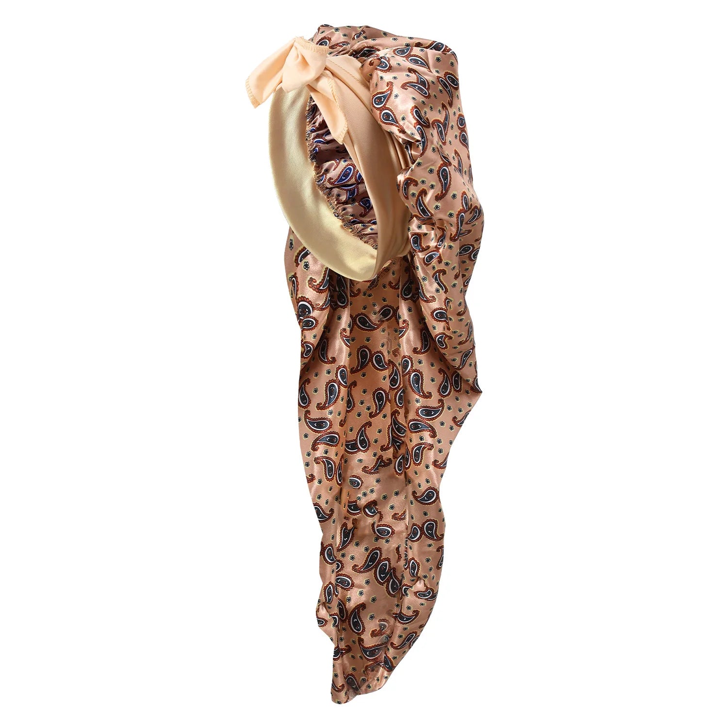 Bonnet de nuit satin cheveux longs réglable – Maintien et soin parfaits