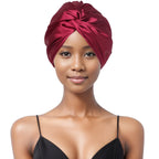 Bonnet de nuit en satin doux – Toucher soyeux et confort total