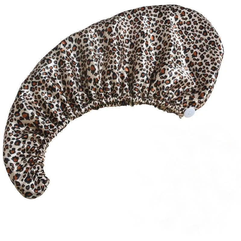 Bonnet satin cheveux bouclés respirant – Confort et fraîcheur la nuit