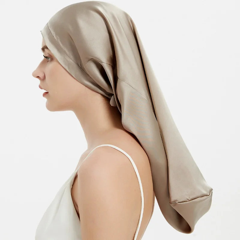 Bonnet satin cheveux lisses et brillants – Soin capillaire sans frisottis