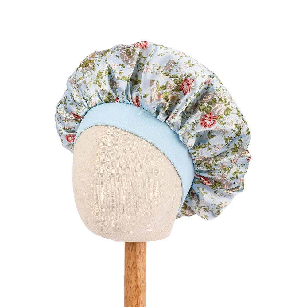Bonnet en satin pour dormir enfant – Confort nocturne et cheveux protégés