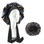 Bonnet de nuit en satin avec attaches – Maintien parfait toute la nuit