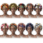Bonnet satin cheveux afro et bouclés – Hydratation et soin naturel