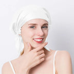 Bonnet satin femme avec attache – Tenue ferme et douceur soyeuse