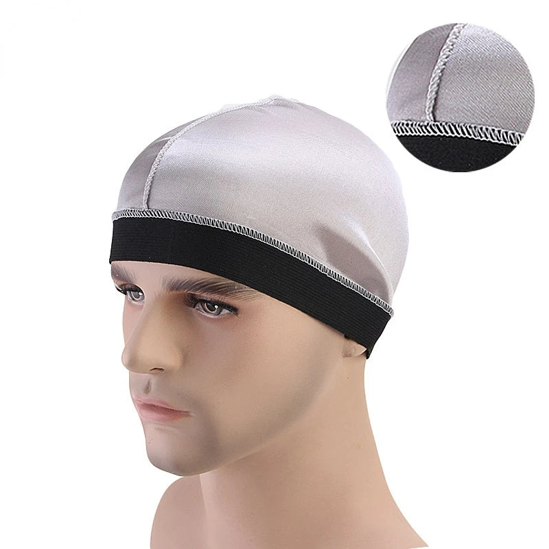 Bonnet satin homme de sommeil – Soin capillaire anti-casse