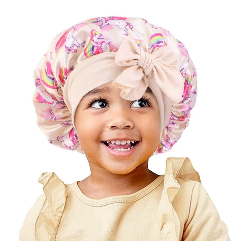 Bonnet en satin enfant anti-casse – Préserve la brillance et la souplesse