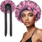 Bonnet satin cheveux afro pour dormir – Douceur et soin réparateur