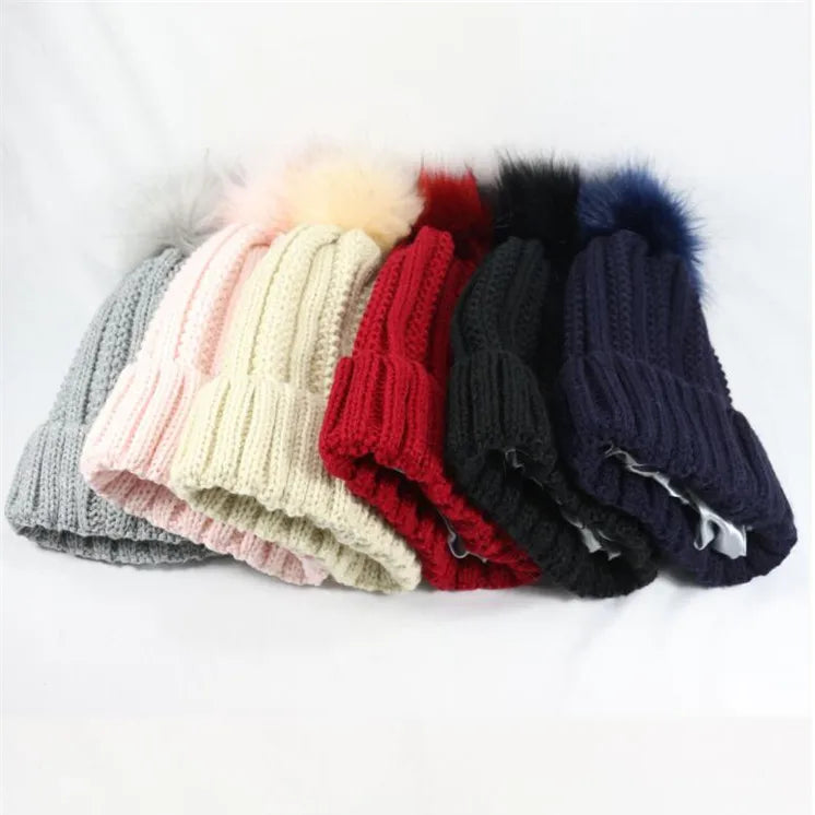Bonnet hiver satin anti-casse – Protection et douceur contre le froid