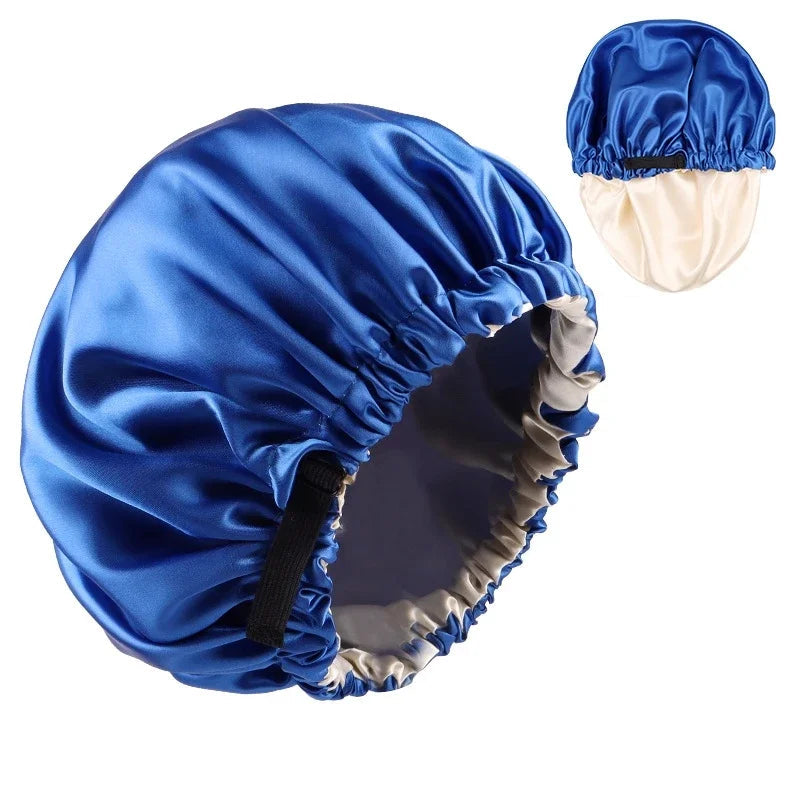 Bonnet intérieur satin réversible – Style et soin en toute saison