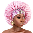 Bonnet de nuit satin coloré – Style et confort réunis
