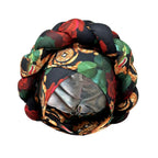 Bonnet satin cheveux afro et bouclés – Hydratation et soin naturel