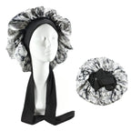 Bonnet de nuit en satin avec attaches – Maintien parfait toute la nuit