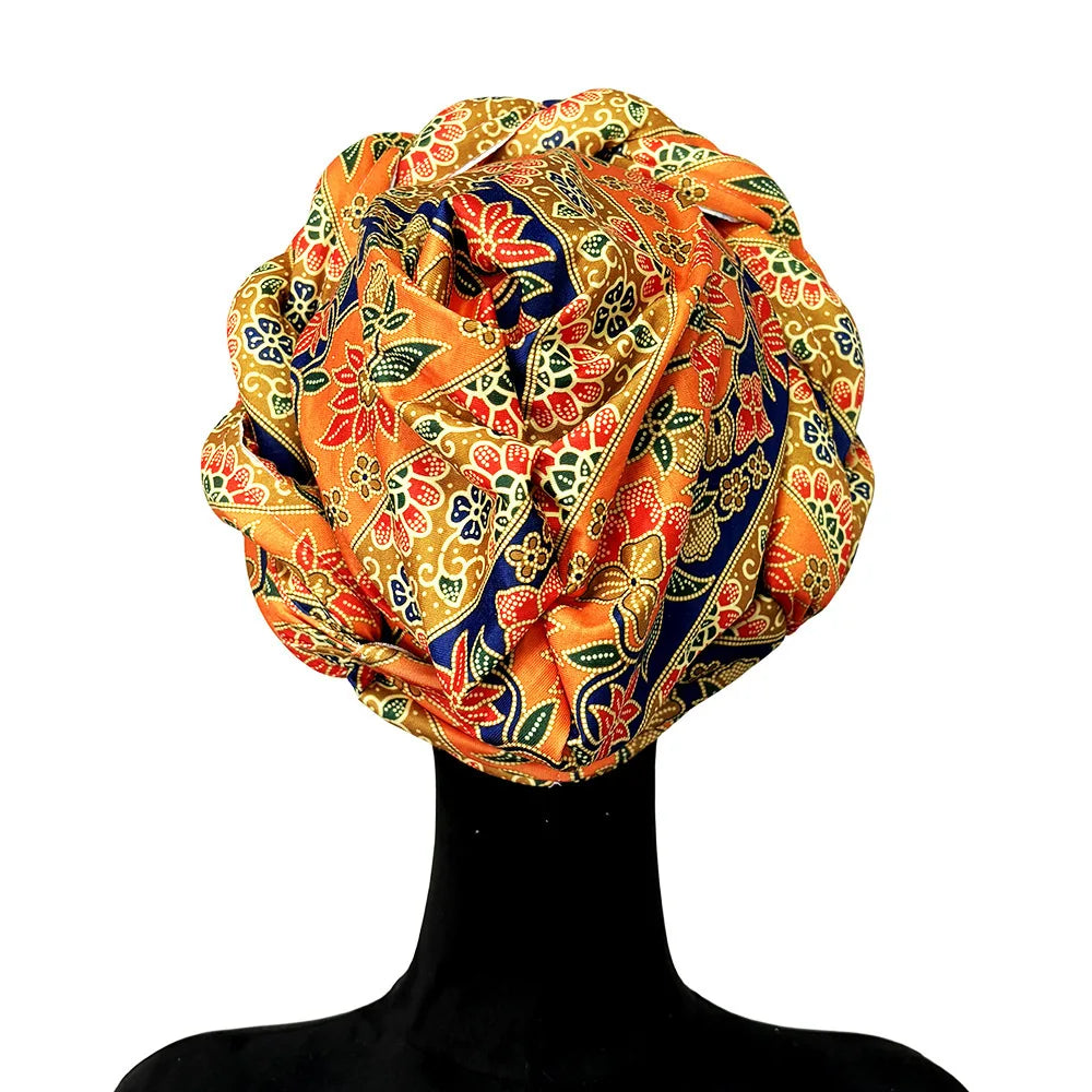 Bonnet satin cheveux afro pour dormir – Confort et soin capillaire