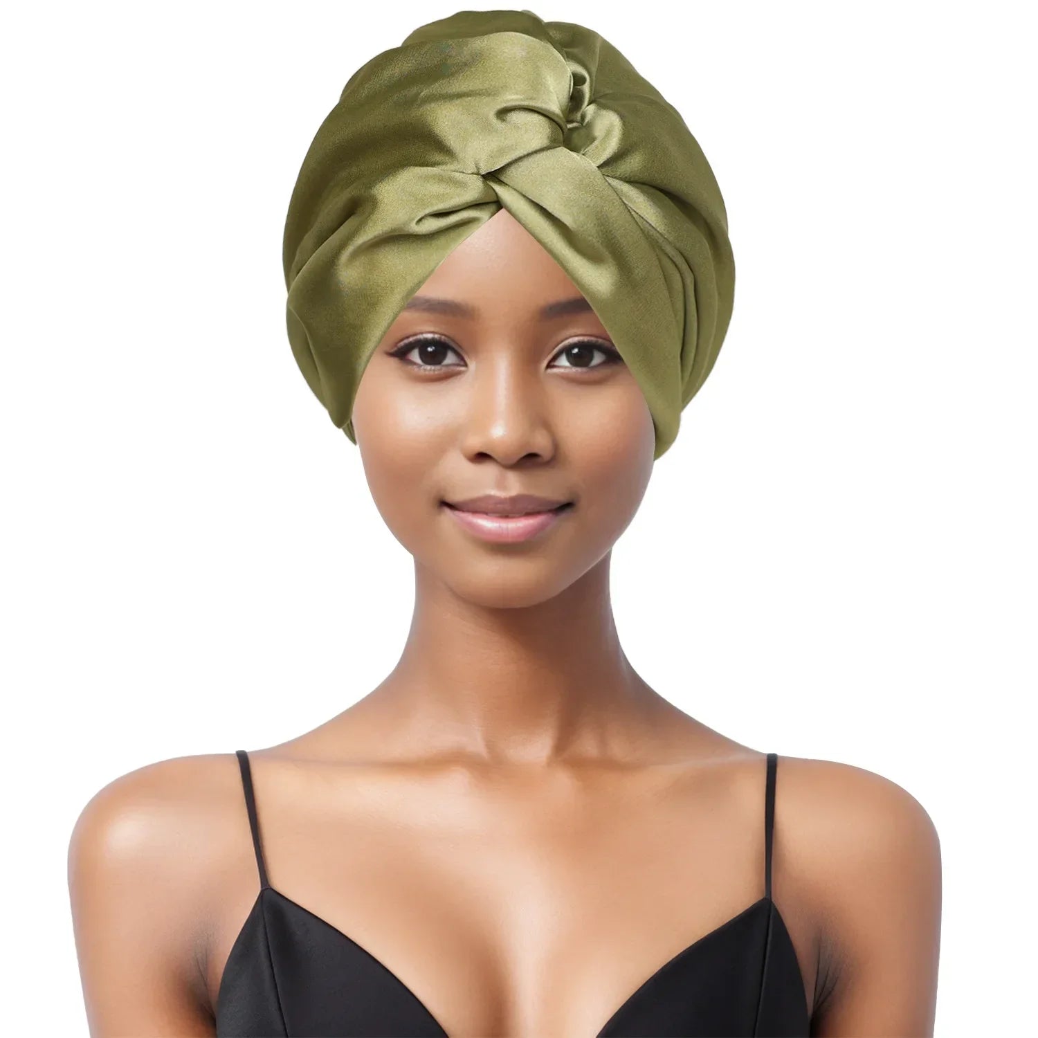 Bonnet de nuit en satin doux – Toucher soyeux et confort total