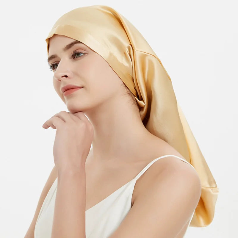 Bonnet satin cheveux lisses et brillants – Soin capillaire sans frisottis