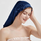 Bonnet satin cheveux longs et fins – Hydratation et douceur naturelle