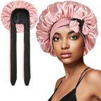 Bonnet satin cheveux afro pour dormir – Douceur et soin réparateur