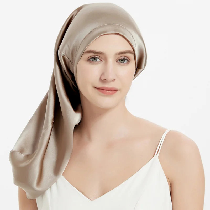 Bonnet satin cheveux lisses et brillants – Soin capillaire sans frisottis