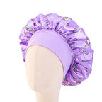 Bonnet en satin bébé nuit paisible – Anti-frottement et confort garanti