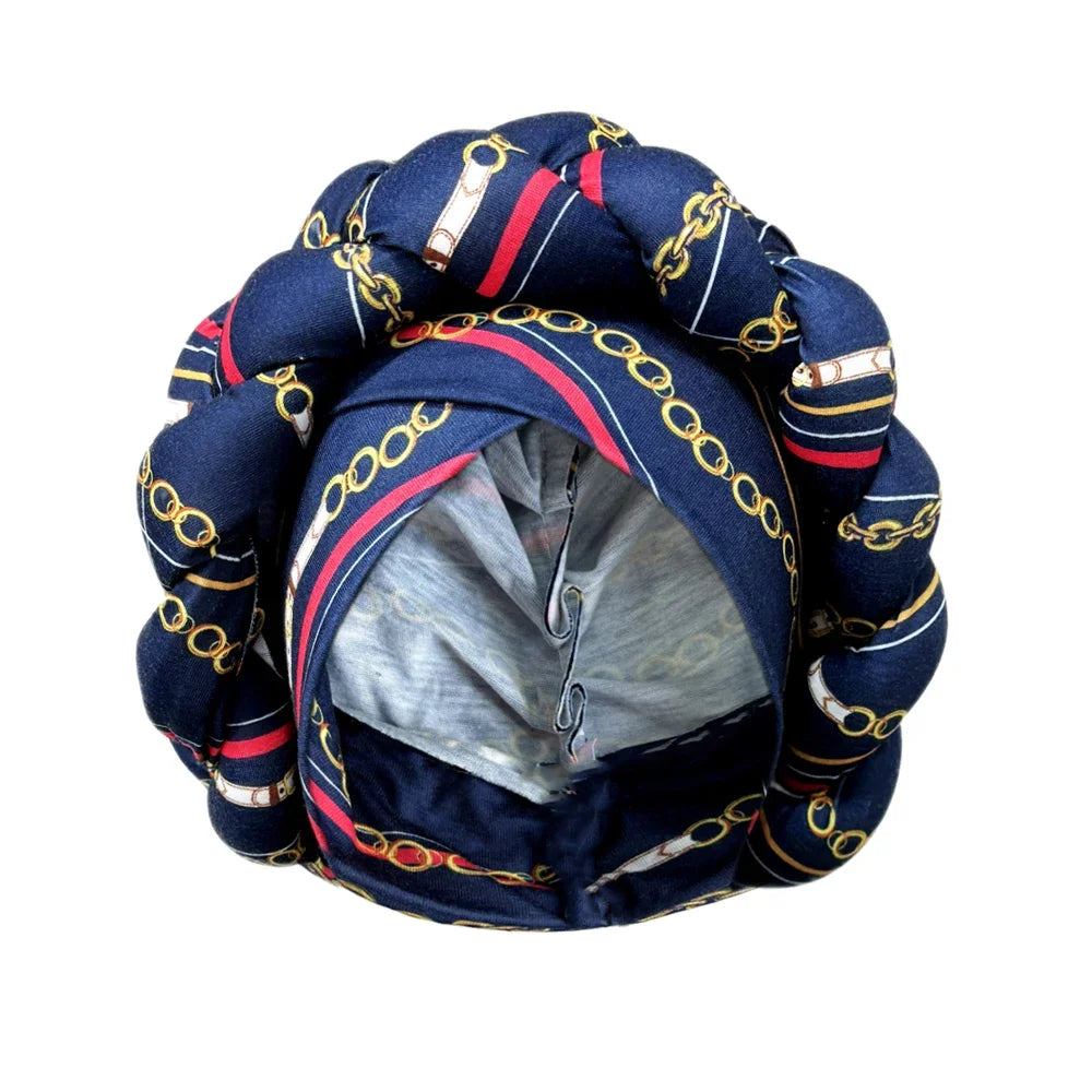 Bonnet satin cheveux afro et bouclés – Hydratation et soin naturel