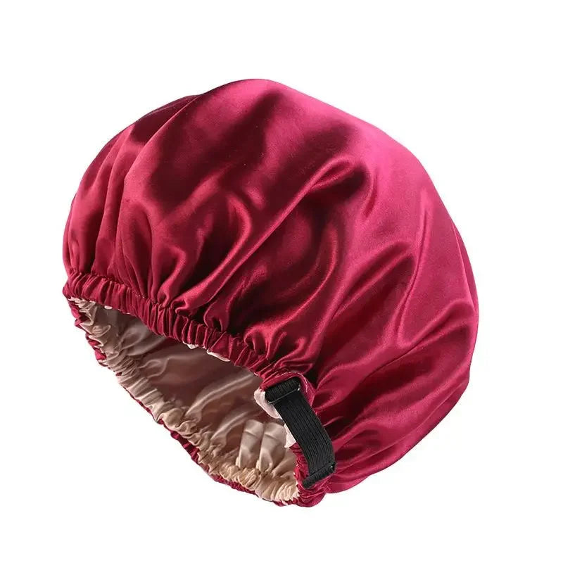 Bonnet intérieur satin réversible – Style et soin en toute saison