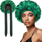 Bonnet satin cheveux afro pour dormir – Douceur et soin réparateur