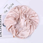 Bonnet de nuit en satin – Confort et protection pour vos cheveux