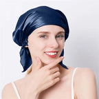 Bonnet satin femme avec attache – Tenue ferme et douceur soyeuse