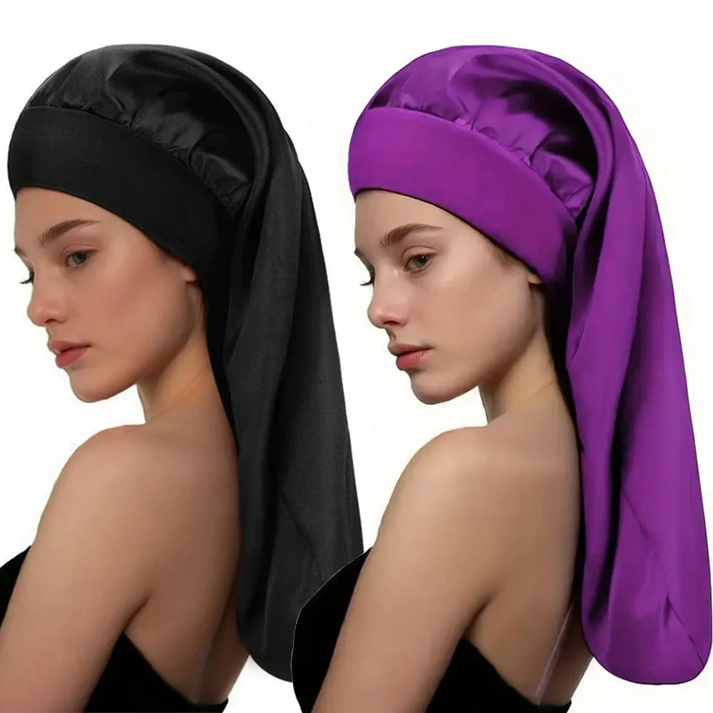 Bonnet satin cheveux lisses – Protection et douceur soyeuse