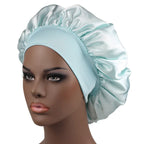 Bonnet en satin femme cheveux bouclés – Anti-casse et hydratation
