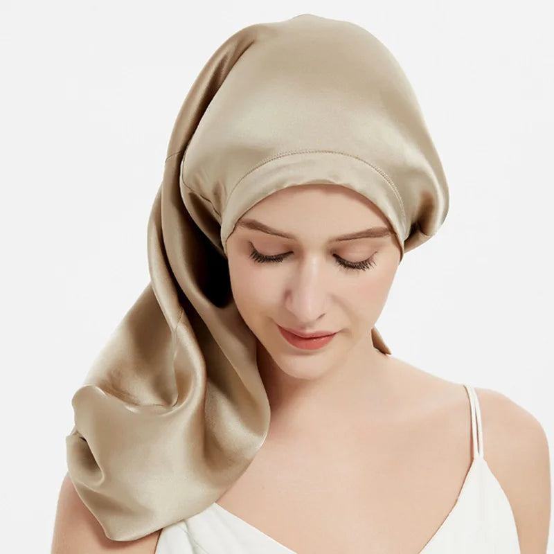 Bonnet satin cheveux lisses et brillants – Soin capillaire sans frisottis