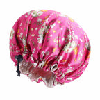 Bonnet satin bébé réversible – 2 styles, 1 soin capillaire doux