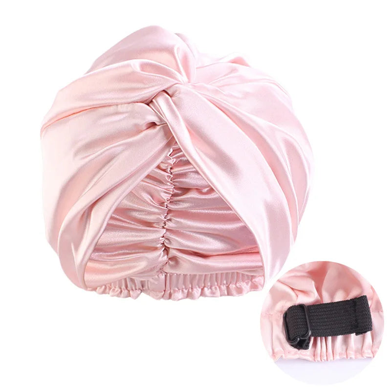 Bonnet en satin pour la nuit femme – Douceur et hydratation