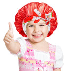 Bonnet satin bébé fille rose – Doux et élégant pour cheveux fins