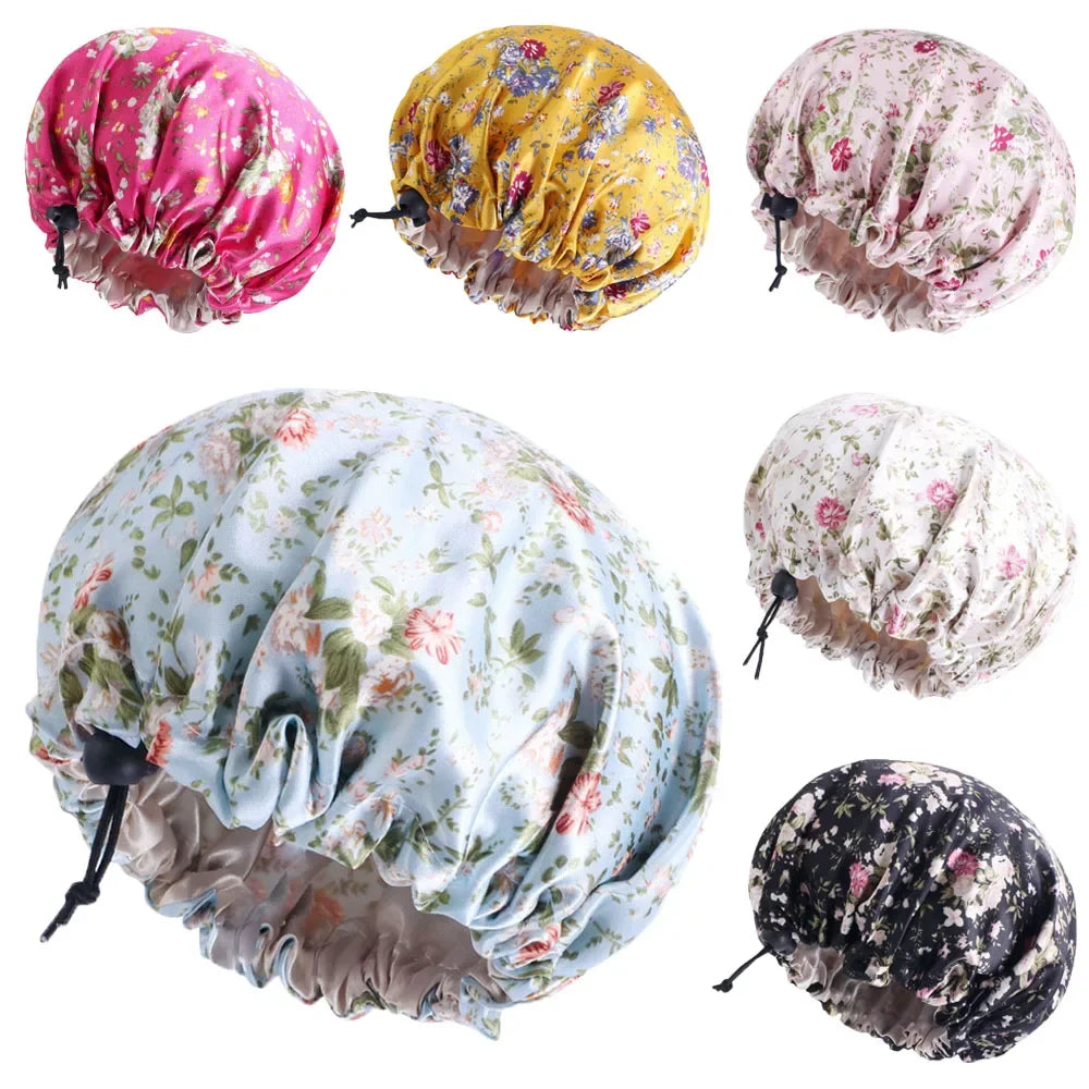 Bonnet satin bébé réversible – 2 styles, 1 soin capillaire doux