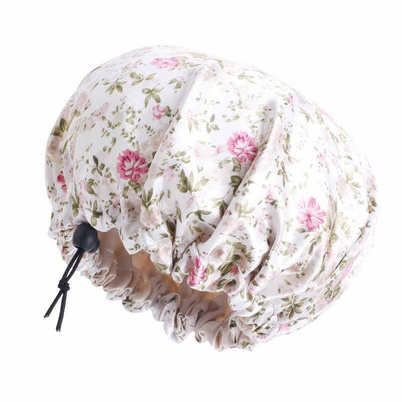 Bonnet satin bébé réversible – 2 styles, 1 soin capillaire doux
