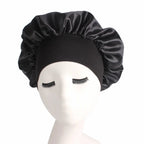 Bonnet en satin femme cheveux bouclés – Anti-casse et hydratation