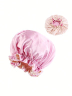 Bonnet de nuit satin réversible femme – Beauté et soin de nuit